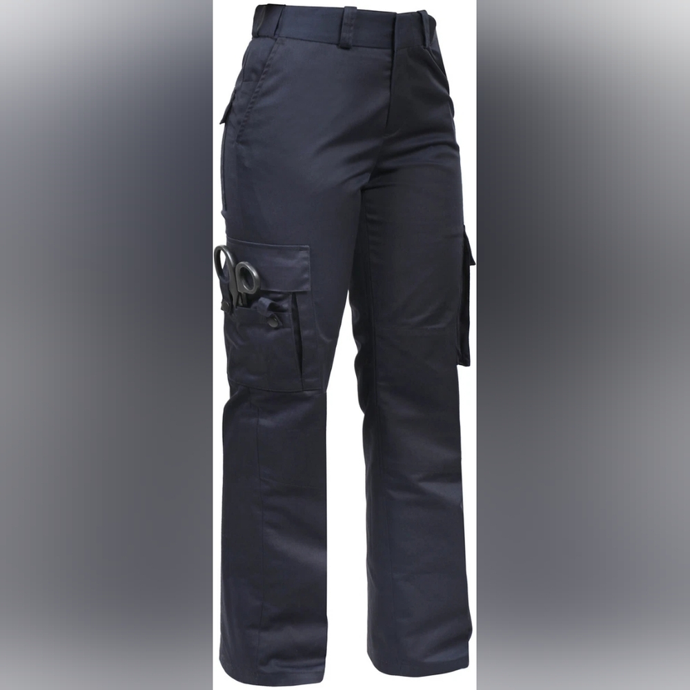 Rothco EMS Navy Blue 9 Pocket Cargo Pants, Women's Size 4